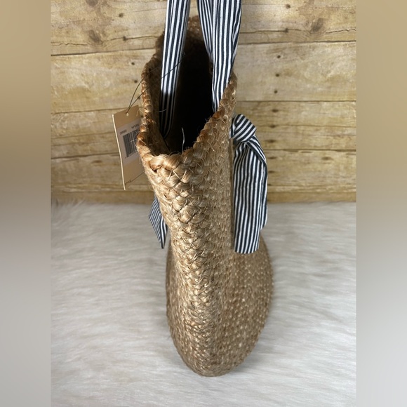 Magid Straw Handbag Summer Tote Shoulder Bag NWT - Picture 7 of 7